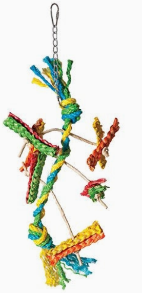 Corn Husk Shreddables Bird Toy